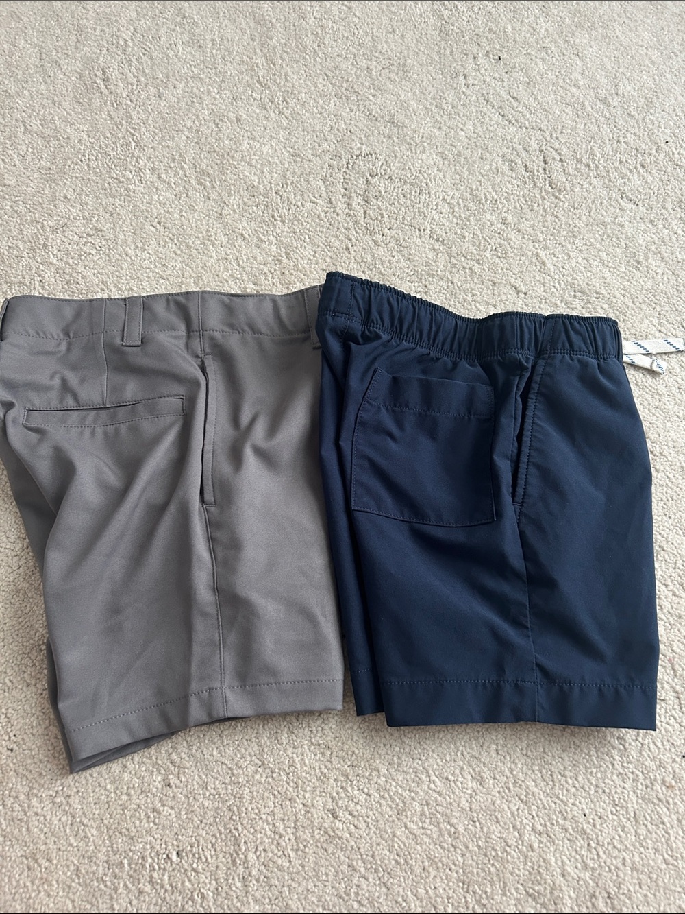 Boys  Navy and Gray Casual Shorts
